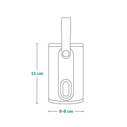 Lionelo - Wiederaufladbarer Flaschenwärmer THERMUP GO 18W/5V Babyrosa