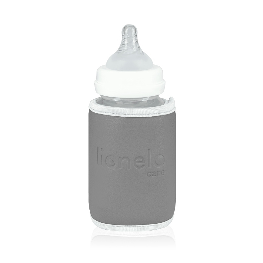 Lionelo - Wiederaufladbarer Flaschenwärmer THERMUP GO 18W/5V Grau Silber