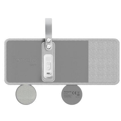 Lionelo - Wiederaufladbarer Flaschenwärmer THERMUP GO 18W/5V Grau Silber