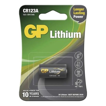 Lithium-Batterie CR123A GP LITHIUM 3 V / 1400 mAh
