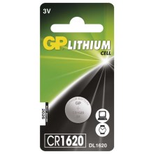 Lithium Knopfzelle CR1620 GP LITHIUM 3V/75 mAh