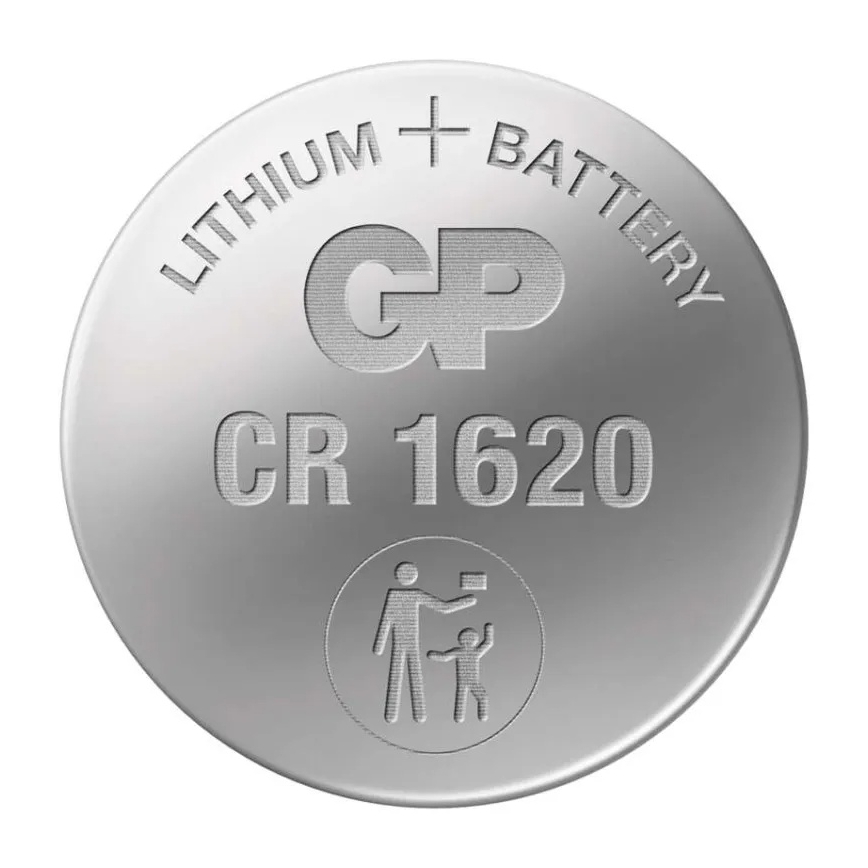 Lithium Knopfzelle CR1620 GP LITHIUM 3V/75 mAh