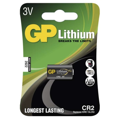 Lithiumbatterie CR2 GP LITHIUM 3V/800 mAh