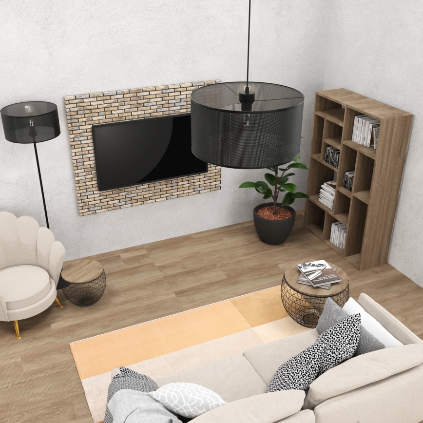 Deckenleuchte an Kabel LOFT SHADE 1xE27/60W/230V Ø 40 cm schwarz