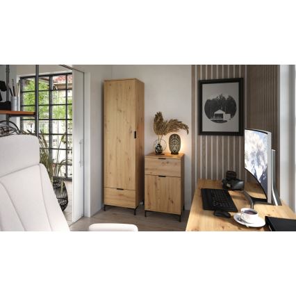 Schubladenschrank LORA Artisan-Eiche