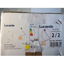 Lucande - Deckenleuchte an Stange JOLLA 1xE27/60W/230V