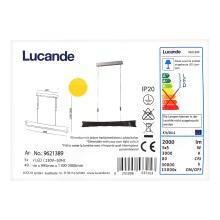 Lucande - Dimmbare LED-Hängeleuchte an Schnur EBBA 5xLED/5W/230V