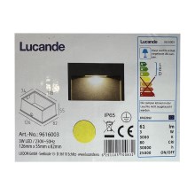 Lucande - LED-Einbauleuchte für Außenbereiche MITJA LED/3W/230V IP65