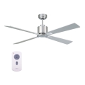 Lucci Air 210520 - Deckenventilator AIRFUSION CLIMATE Holz/mattchrom + Fernbedienung