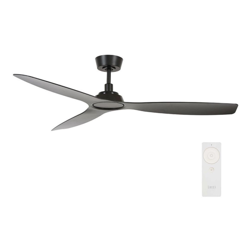 Lucci Air 210651 - Deckenventilator MOTO schwarz + Fernbedienung