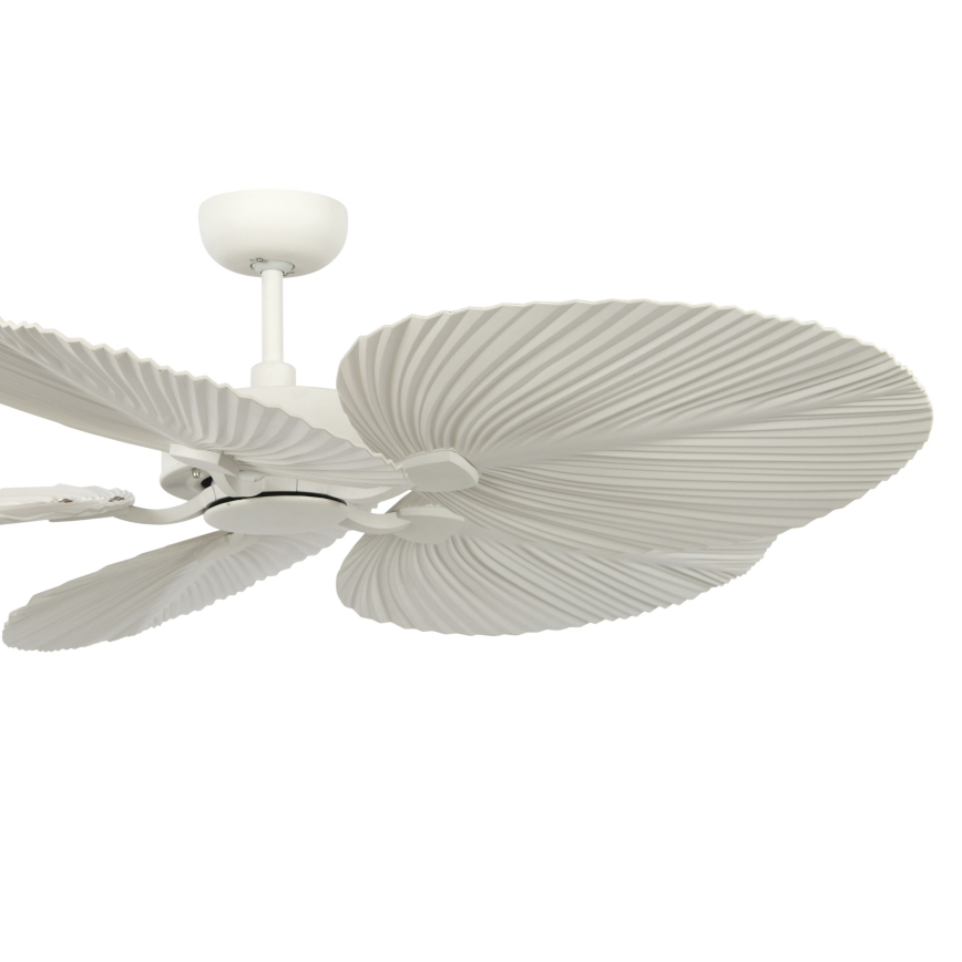 Lucci Air 21065449 - Deckenventilator BALI Ø 132 cm Weiß/Creme + Fernbedienung