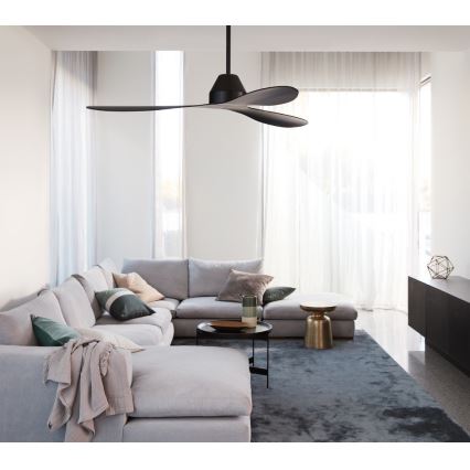 Lucci air 213041 - Deckenventilator WHITEHAVEN Schwarz + Fernbedienung