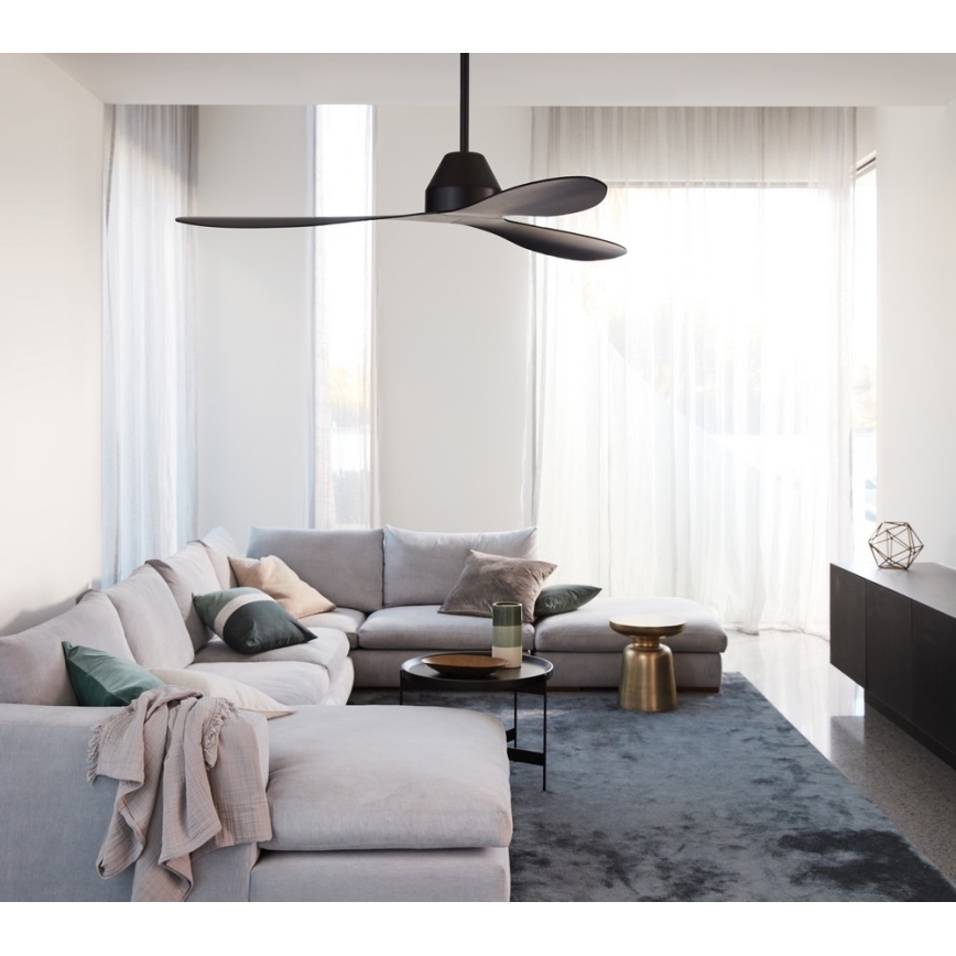 Lucci air 213041 - Deckenventilator WHITEHAVEN Schwarz + Fernbedienung