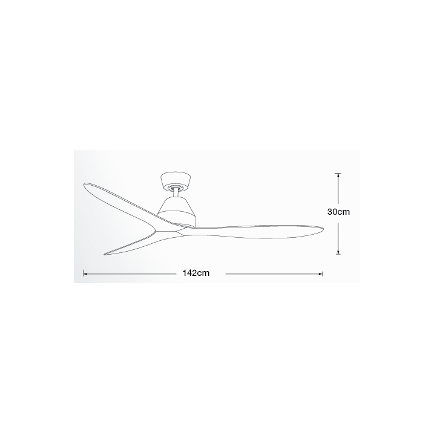 Lucci air 213044 - Deckenventilator WHITEHAVEN 1xGX53/18W/230V schwarz + Fernbedienung