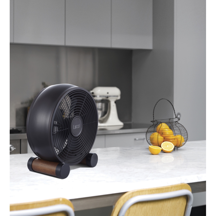 Lucci air 213121 - Tischventilator BREEZE braun