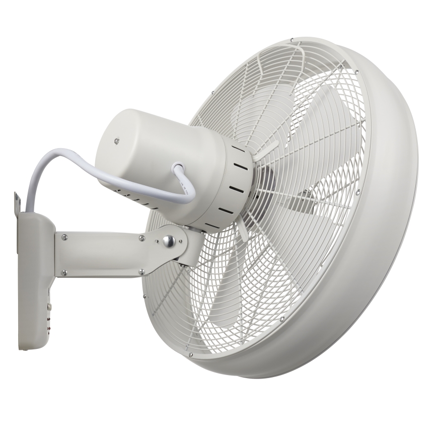 Lucci Air 213128EU - Wandventilator BREEZE 55W/230V weiß Ø 46 cm + Fernbedienung