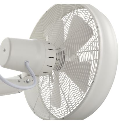 Lucci Air 213128EU - Wandventilator BREEZE 55W/230V weiß Ø 46 cm + Fernbedienung