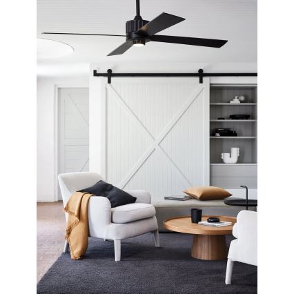 Lucci air 213170 - LED-Deckenventilator NEWPORT Wenge/braun + Fernbedienung