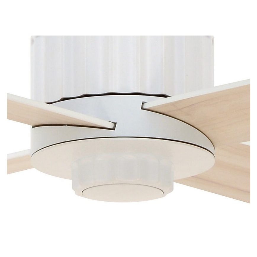 Lucci air 213171 - LED-Deckenventilator NEWPORT Holz/weiß/beige + Fernbedienung
