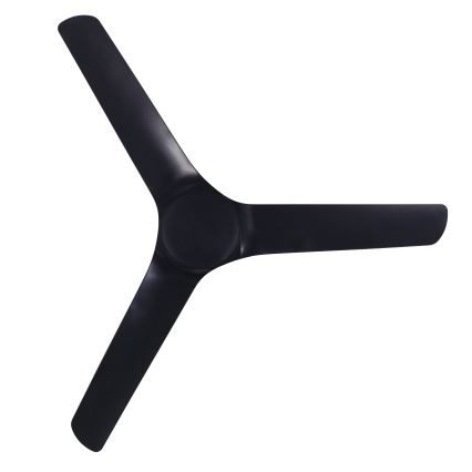 Lucci Air 21321649 - Deckenventilator ABYSS d 142 cm IP66 schwarz + Fernbedienung