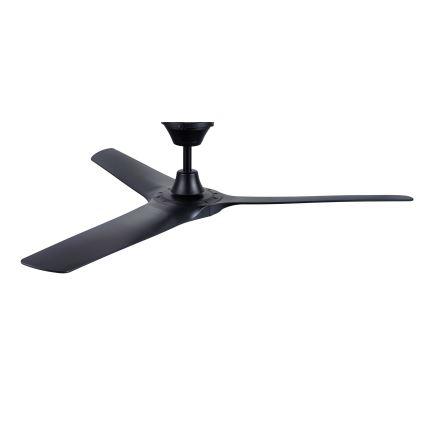 Lucci Air 21321649 - Deckenventilator ABYSS d 142 cm IP66 schwarz + Fernbedienung