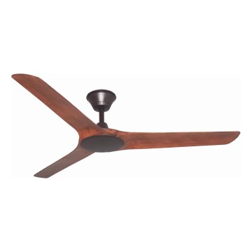 Lucci Air 21321749 - Deckenventilator ABYSS d 142 cm IP66 braun + Fernbedienung
