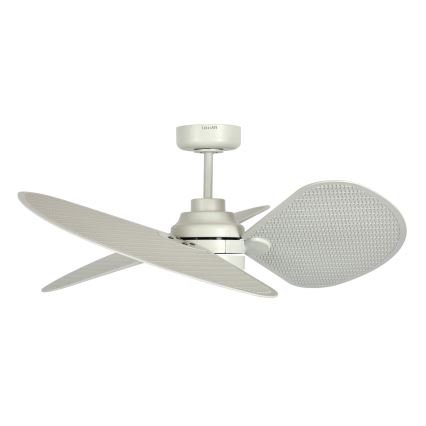 Lucci Air 21325449 - LED-dimmbarer Deckenventilator SABLE 1xGX53/12W/230V 3000/4000/5000K Ø 91,5 cm cremefarben + mit Fernbedienung