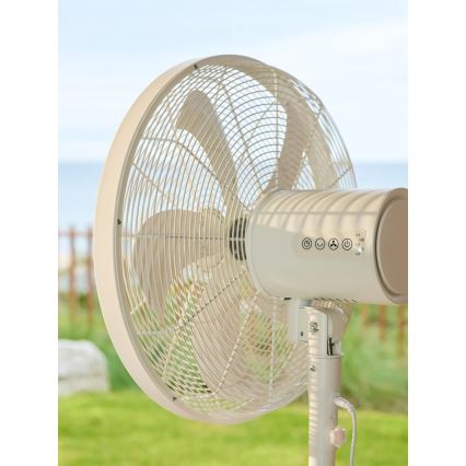 Lucci Air 21326449 - Standventilator GLIDE, 36 W/230 V, Ø 45 cm, weiß