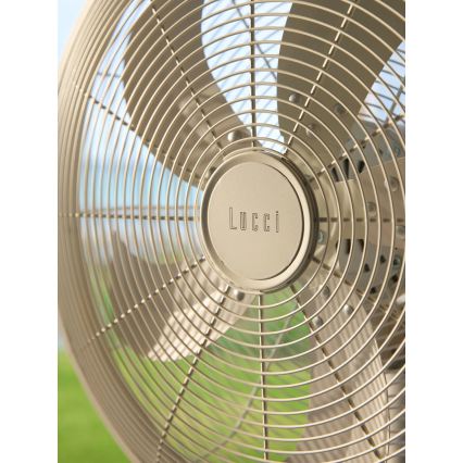 Lucci Air 21326449 - Standventilator GLIDE, 36 W/230 V, Ø 45 cm, weiß