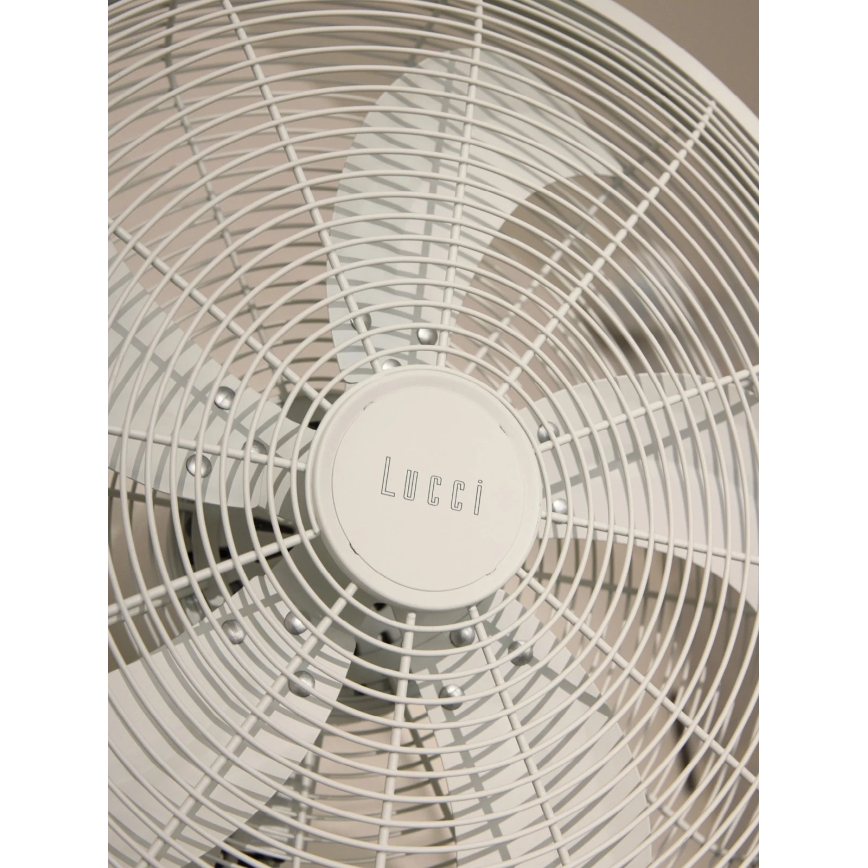 Lucci Air 21326649 - Wandventilator GLIDE 36W/230V, Durchmesser 45 cm, weiß + Fernbedienung