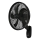 Lucci Air 21326749 - Wandventilator GLIDE 36W/230V Ø 45 cm schwarz + Fernbedienung