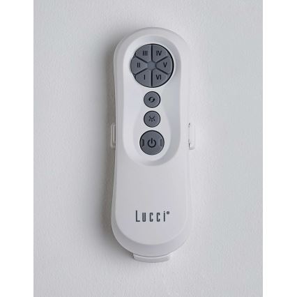 Lucci air 213355-LED Dimmbarer Deckenventilator NAUTICA 1xGX53/12W/230V Braun/Glänzender Chrom + Fernbedienung