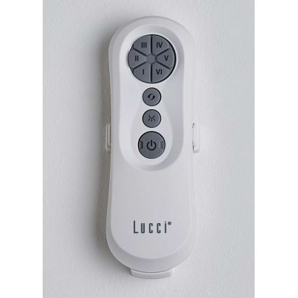 Lucci air 213358 - Dimmbarer LED-Deckenventilator LINE 1xGX53/12W/230V schwarz + Fernbedienung