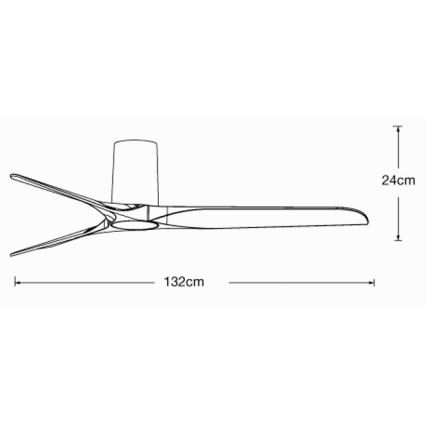 Lucci air 21610049 - Deckenventilator LONDO weiß + Fernbedienung