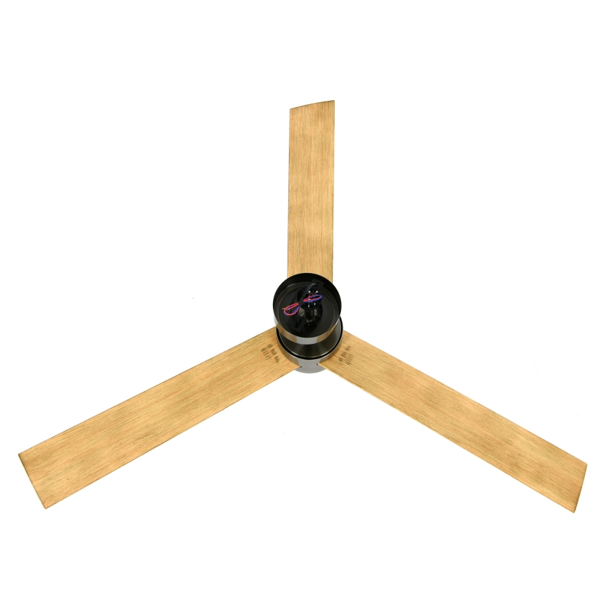 Lucci air 21610449 - Dimmbarer LED-Deckenventilator CLIMATE 1xGX53/12W/230V braun/glänzendes Chrom + Fernbedienung