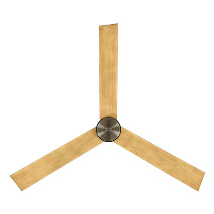 Lucci air 21610449 - Dimmbarer LED-Deckenventilator CLIMATE 1xGX53/12W/230V braun/glänzendes Chrom + Fernbedienung