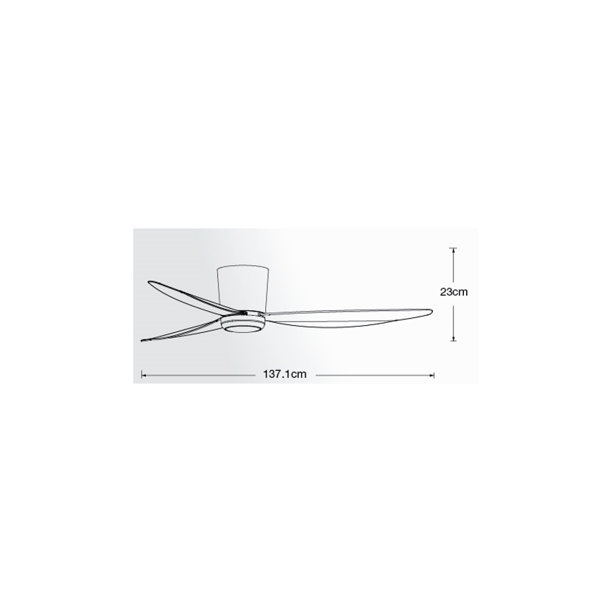 Lucci air 21610649 - Dimmbarer LED-Deckenventilator ARRAY 1xGX53/12W/230V weiß + Fernbedienung