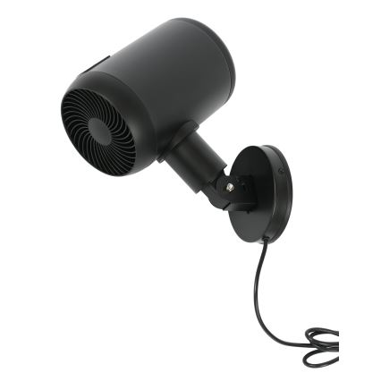 Lucci Air 21612649 - Wandventilator JET 32W/230V schwarz + Fernbedienung