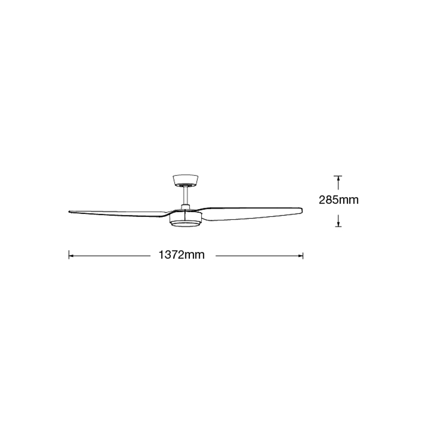 Lucci air 21615349 - Deckenventilator CONDOR weiß + Fernbedienung