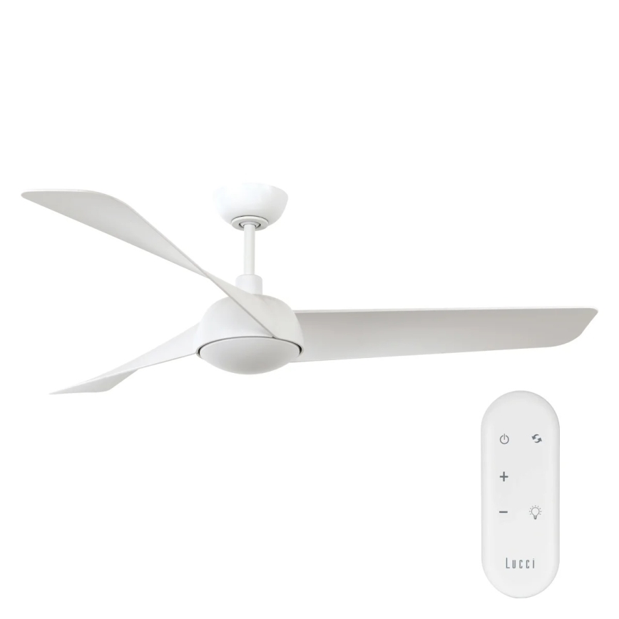 Lucci Air 21617049 - LED-dimmbarer Deckenventilator OSPREY 1xGX53/12W/230V, Ø 132 cm, weiß, inkl. Fernbedienung
