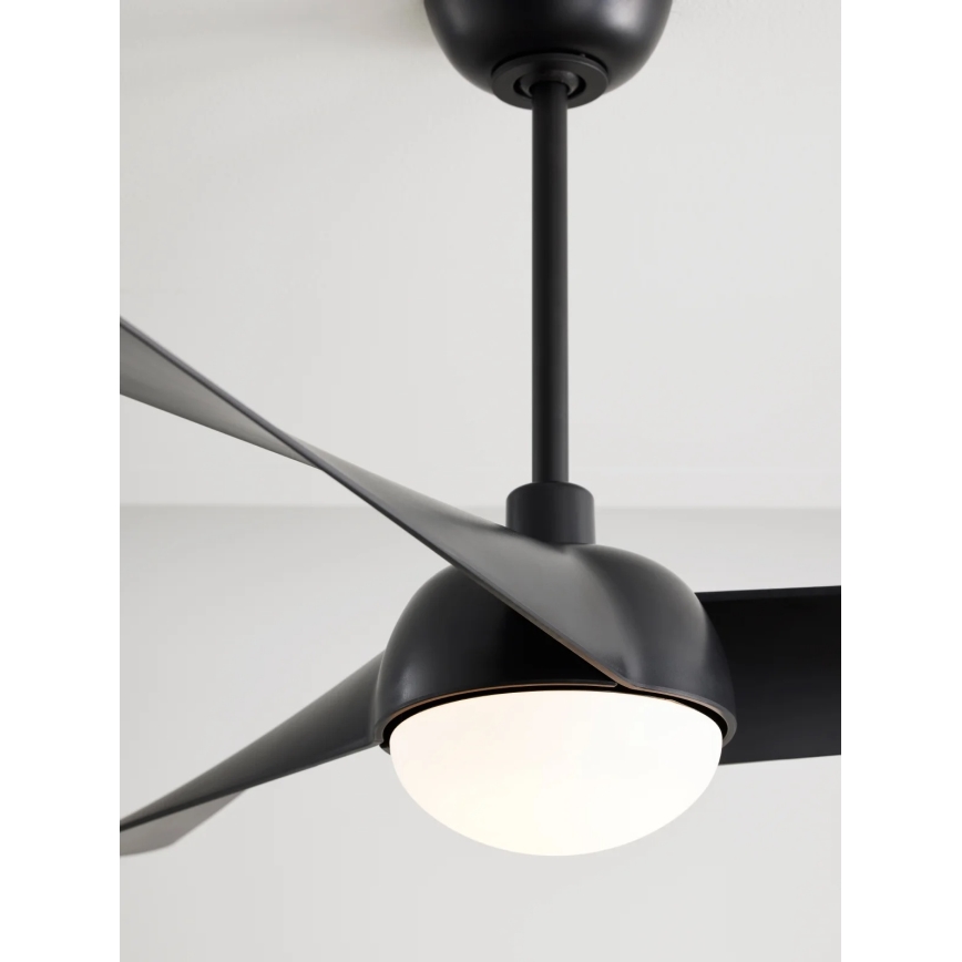 Lucci Air 21617149 - LED-dimmbarer Deckenventilator OSPREY 1xGX53/12W/230V Ø 132 cm schwarz + Fernbedienung