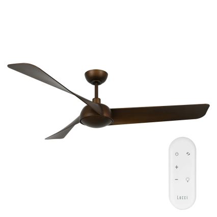Lucci Air 21617249 - LED-dimmbarer Deckenventilator OSPREY 1xGX53/12W/230V Ø 132 cm Bronze + Fernbedienung