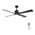 Lucci air 510523 - Deckenventilator AIRFUSION CLIMATE schwarz + Fernbedienung