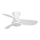 Lucci Air 51307149 - dimmbarer LED-Deckenventilator SYROS II LED/18W/230V 3000/4000/6000K Ø 76 cm weiß + Fernbedienung