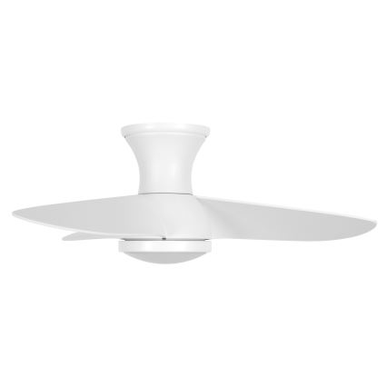 Lucci Air 51307149 - dimmbarer LED-Deckenventilator SYROS II LED/18W/230V 3000/4000/6000K Ø 76 cm weiß + Fernbedienung