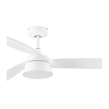 Lucci Air 513073 - LED dimmbarer Deckenventilator BRONX LED/18 W/230 V 3000/4000/6000 K Ø132 cm weiß + Fernbedienung