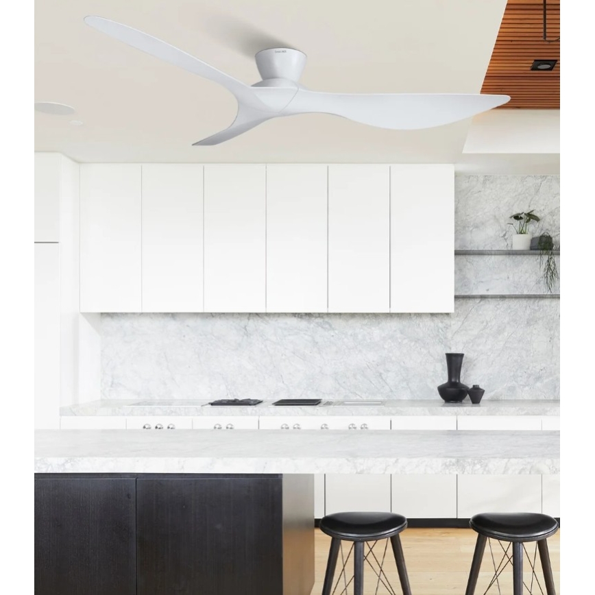 Lucci Air 514030 - Deckenventilator KOTARA Ø 137 cm weiß + Fernbedienung