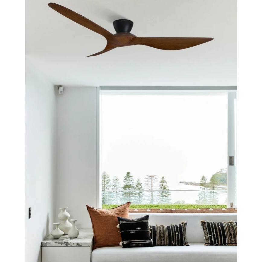 Lucci Air 514032 - Deckenventilator KOTARA Ø 137 cm braun/schwarz + Fernbedienung