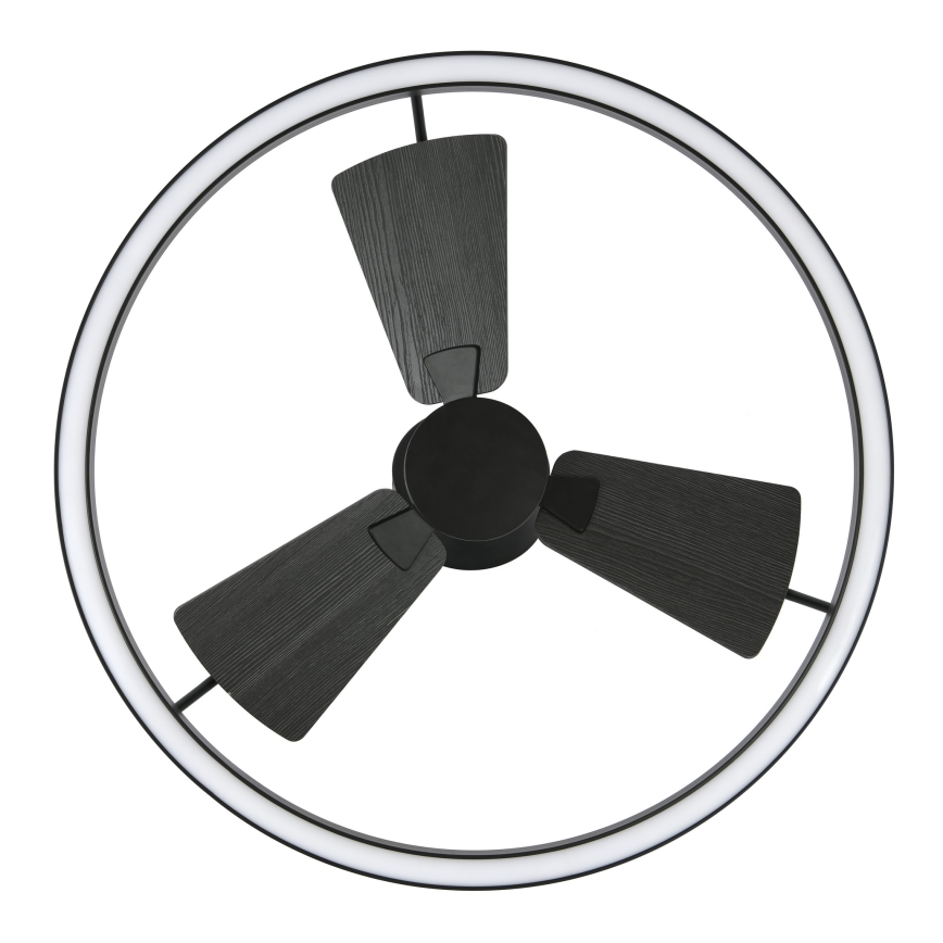 Lucci Air 516124 - Dimmbarer LED-Deckenventilator CESSNA LED/36W/230V 3000/4000/5000K schwarz + Fernbedienung