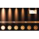 Lucide 09921/12/30 - Dimmbarer LED-Strahler FEDLER 1xGU10/12W/230V 2200-3000K CRI95 schwarz